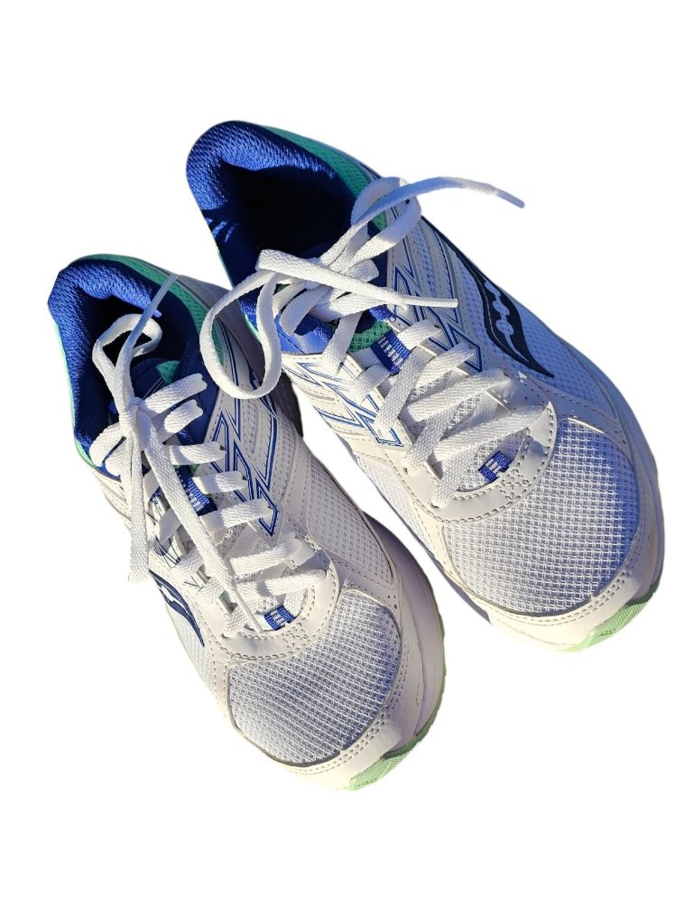 Saucony 6.5 White Running Shoes Sneakers - Picture 4 of 9